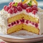 Raspberry Cake Lemon Buttercream