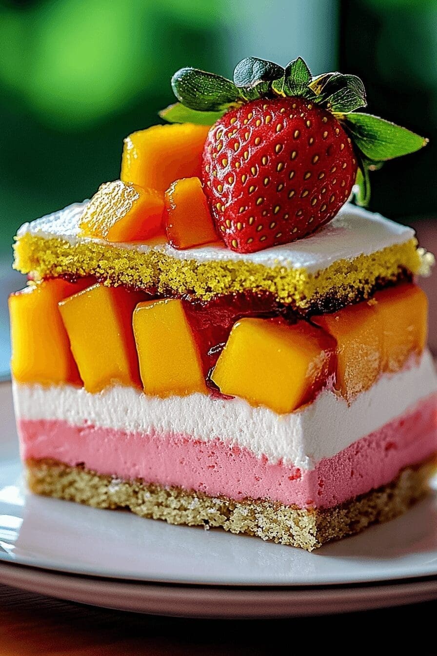 Strawberry Mango Cake