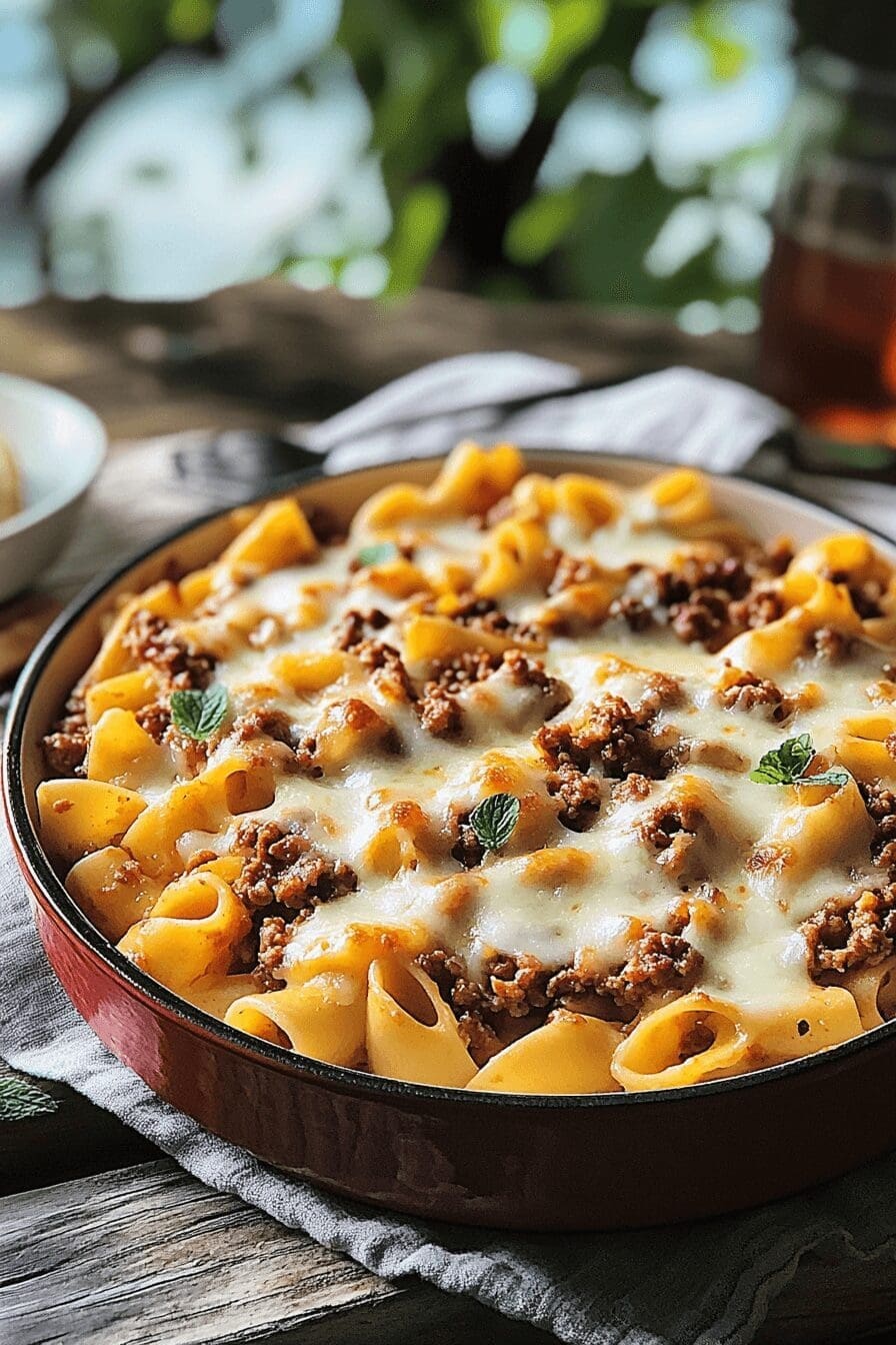 Taco Cream Cheese Pasta