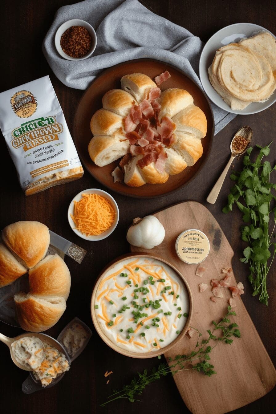 chicken bacon ranch crescent ring