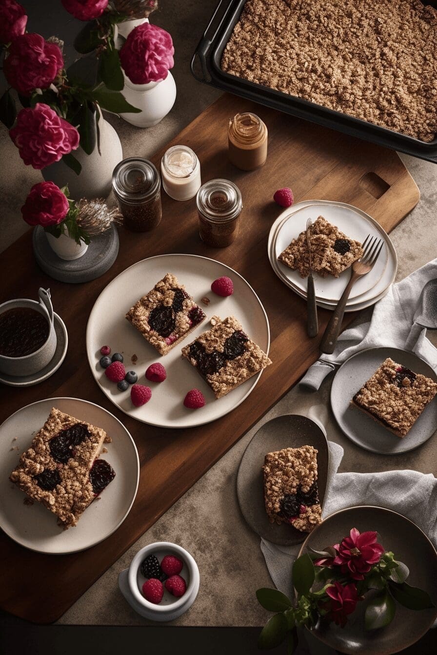 chocolate raspberry crumb bars