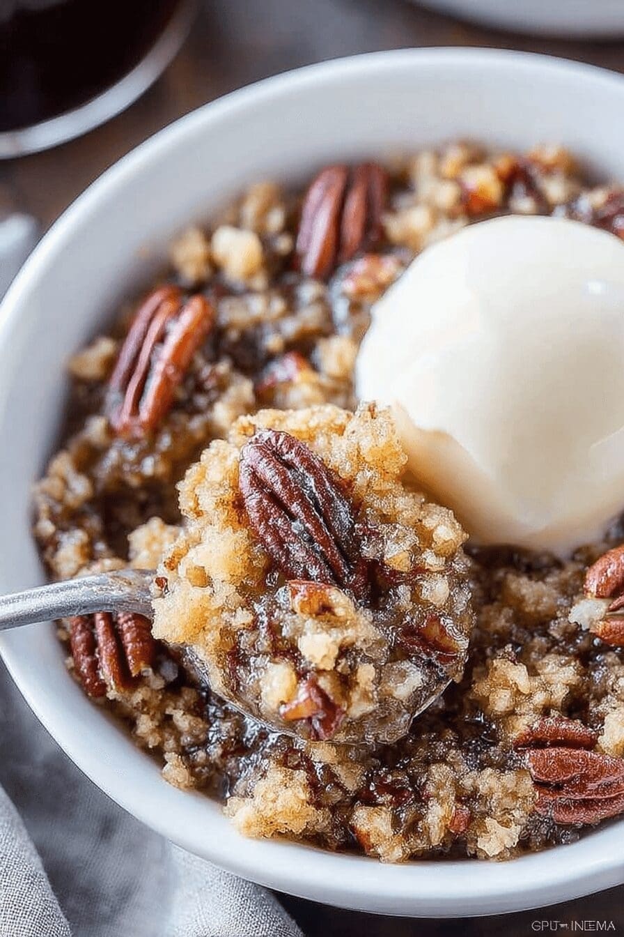 pecan pie dump cake