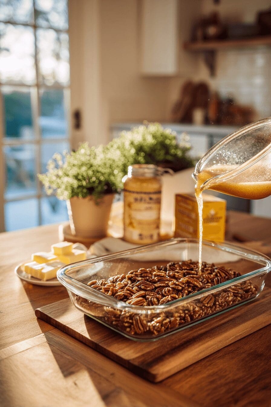 pecan pie dump cake