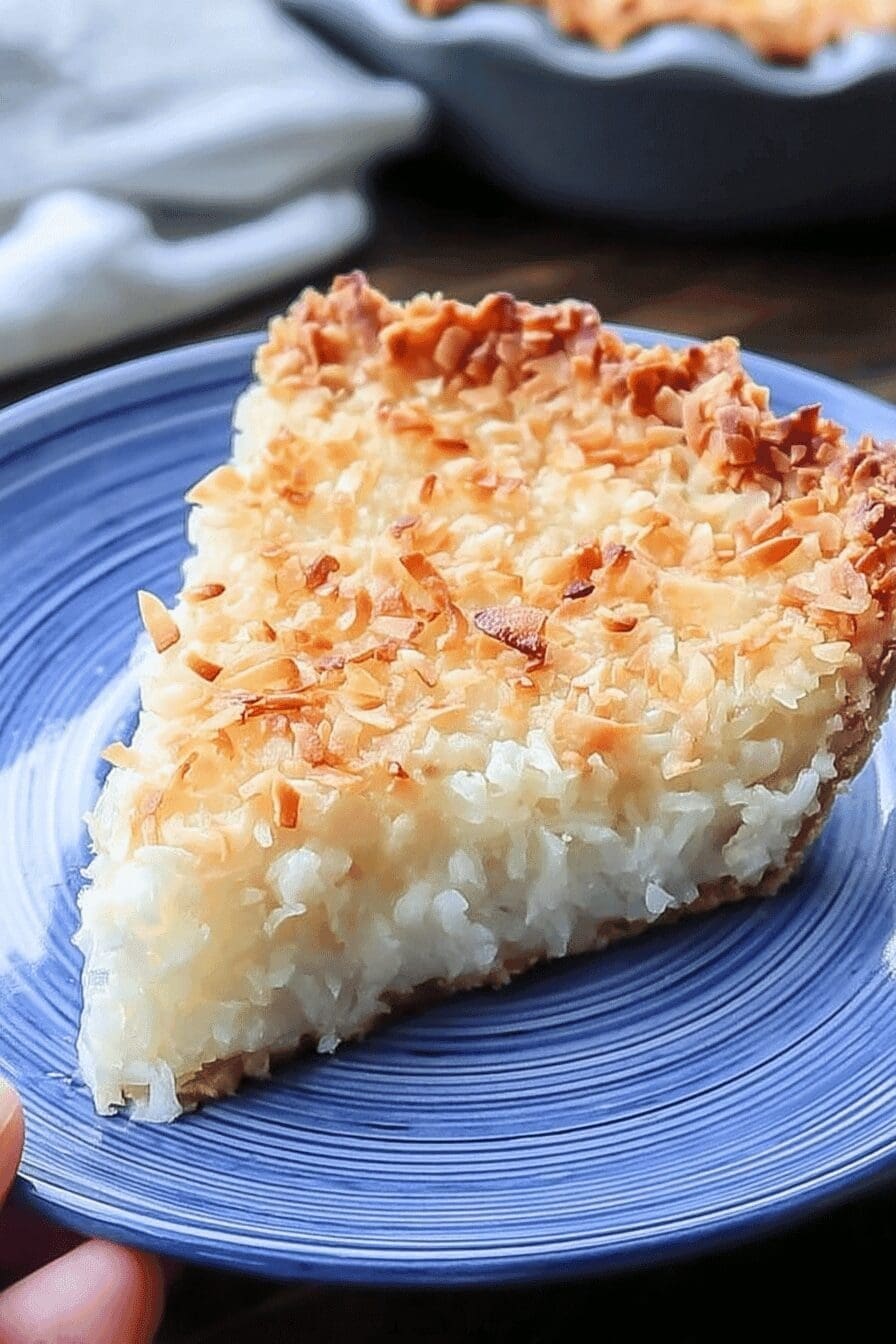 crustless coconut pie
