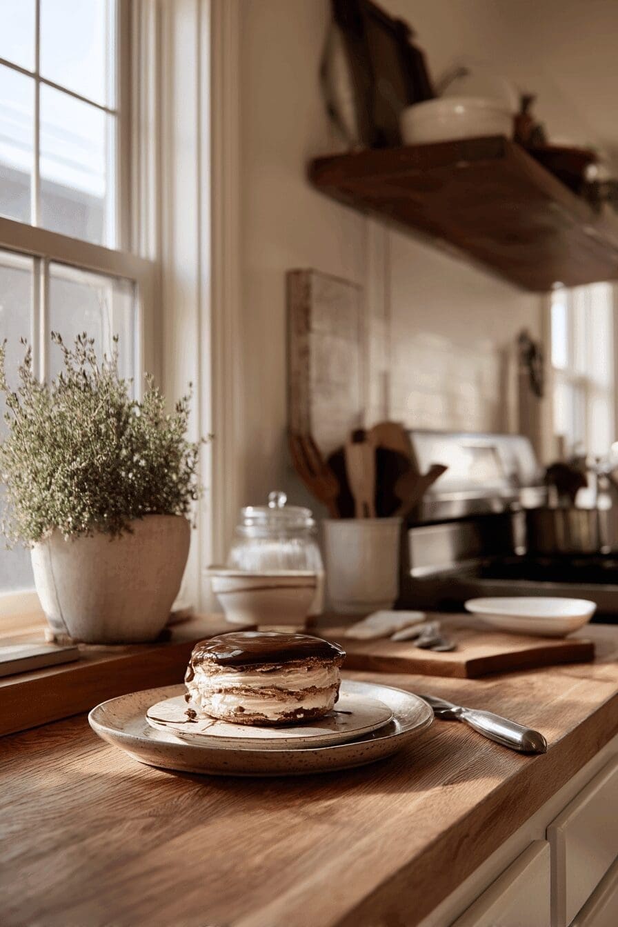 no bake chocolate eclair cake