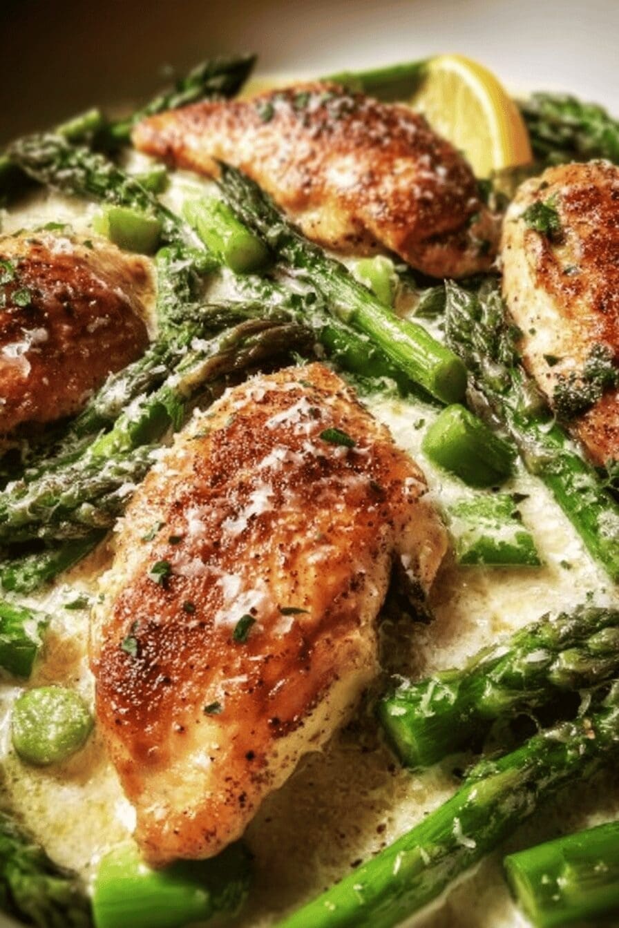 Caesar Chicken Asparagus