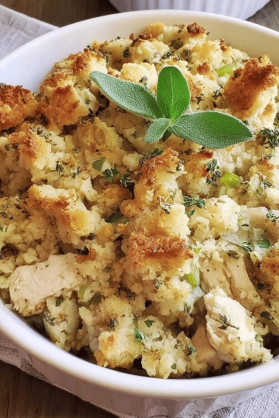 Chicken And Dressing Casserole