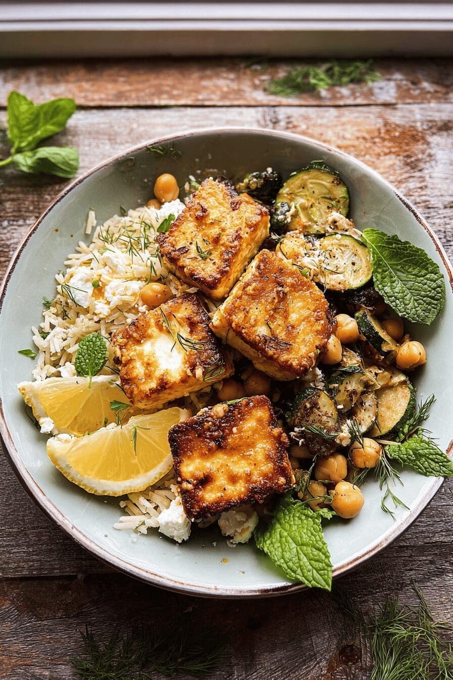 Crispy Lemon Feta