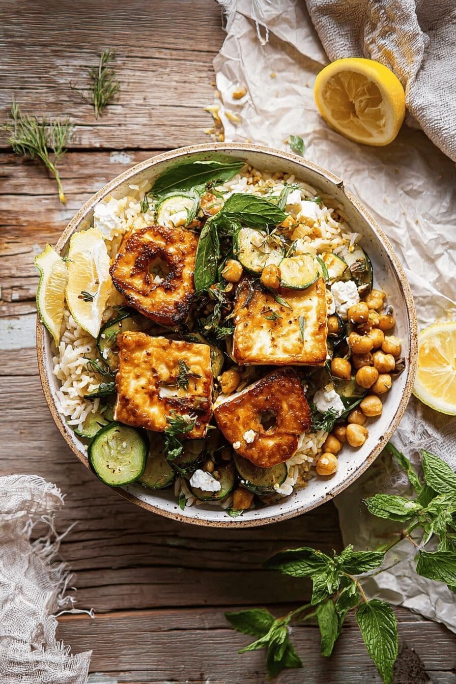 Crispy Lemon Feta