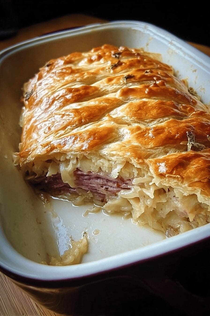 Reuben Crescent Bake