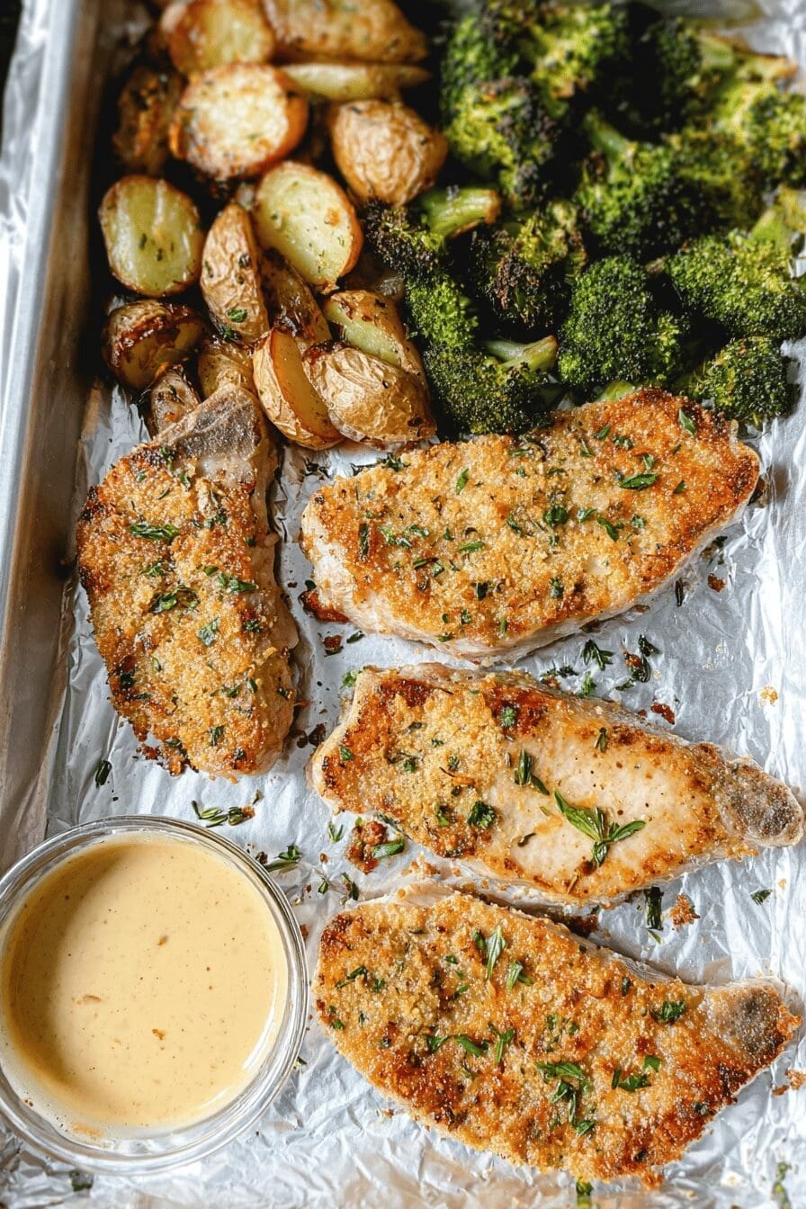 Sheet Pan Pork Chops