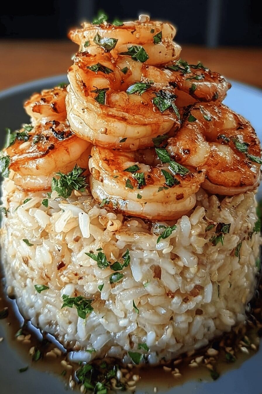Garlic Butter Shrimp Rice