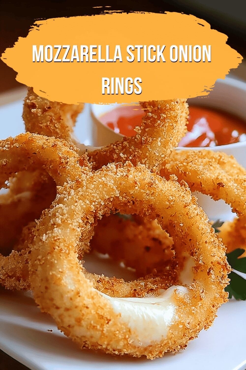 Mozzarella Stick Onion Rings