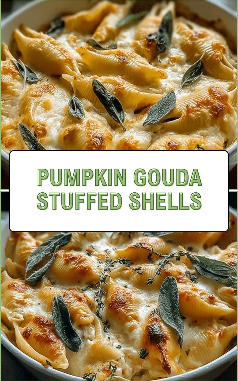 Pumpkin Gouda Stuffed Shells