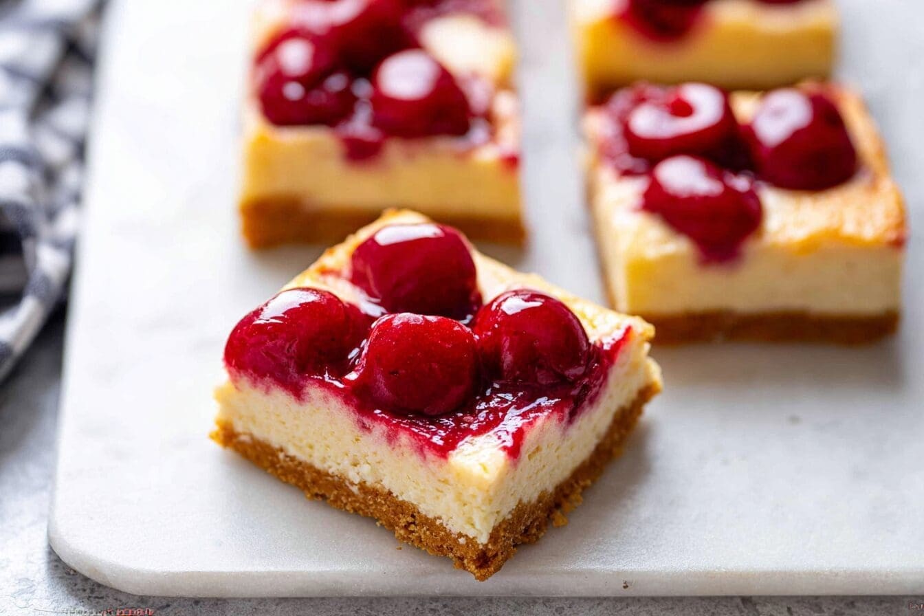 Cherry Cheesecake Bars