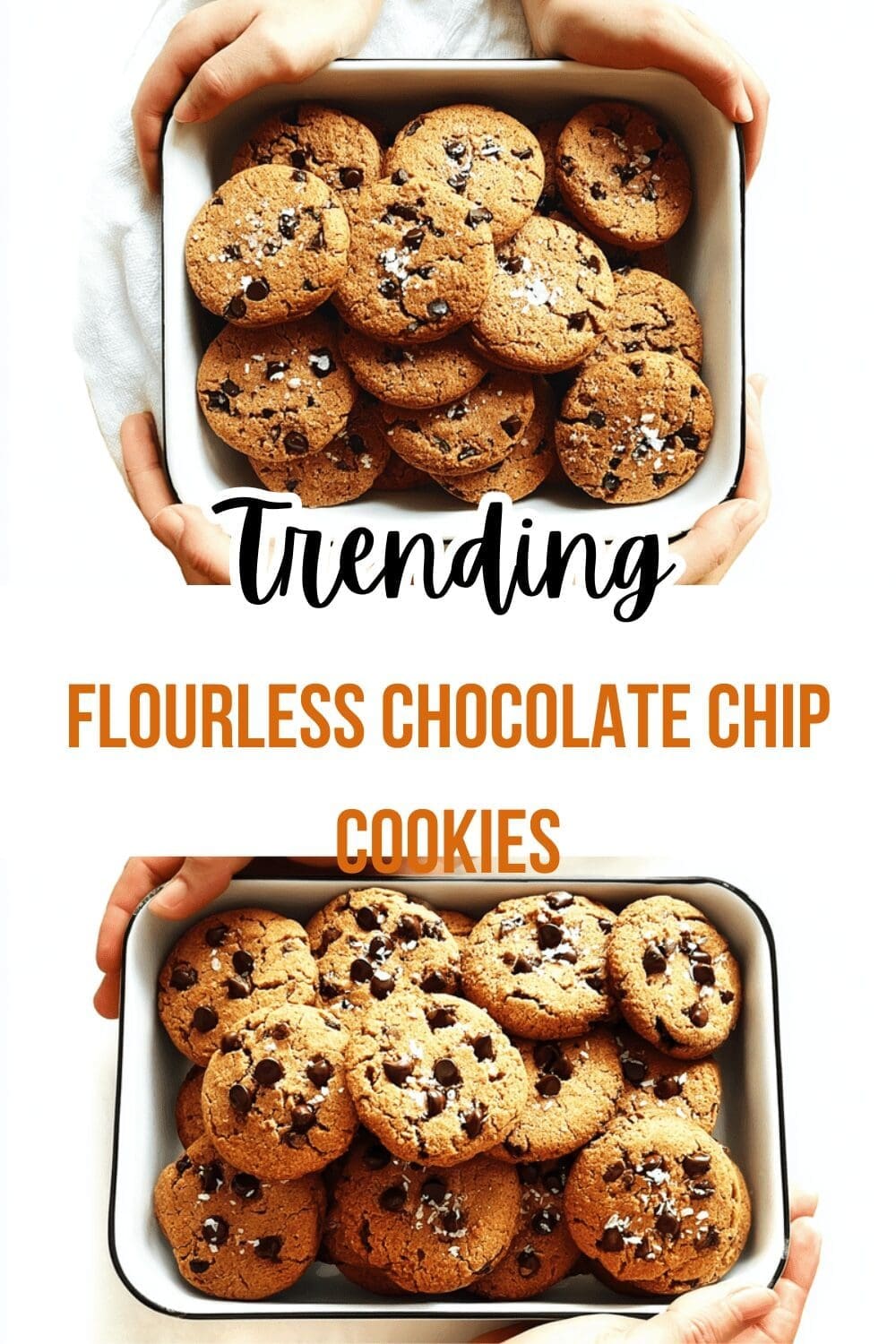 Flourless Chocolate Chip Cookies