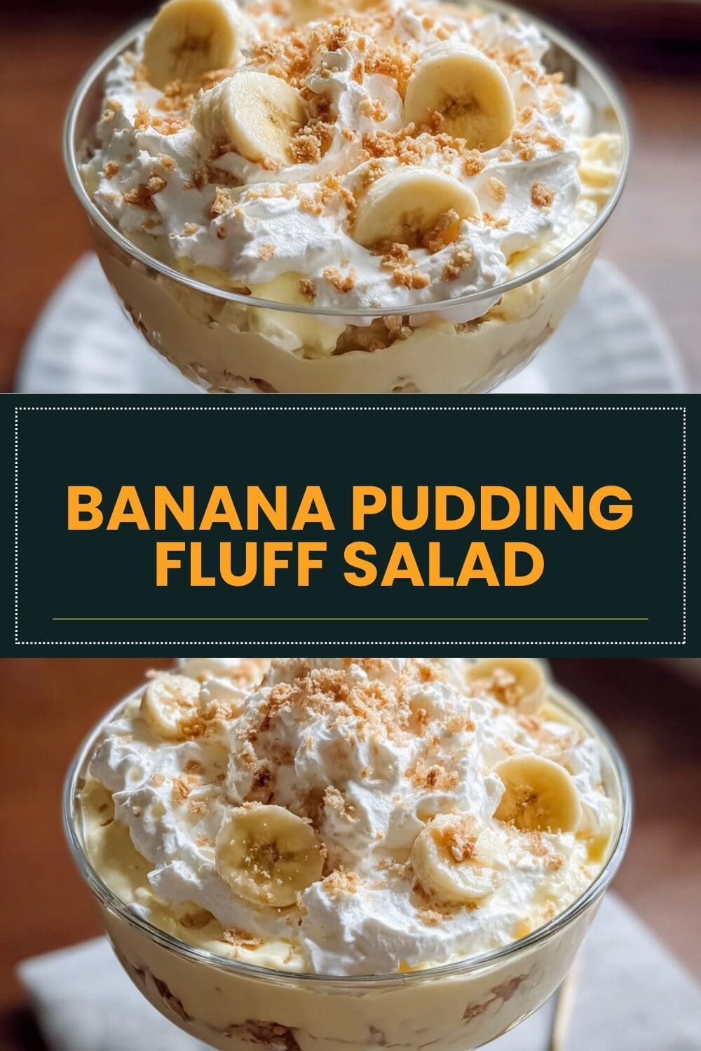 Banana Pudding Fluff Salad
