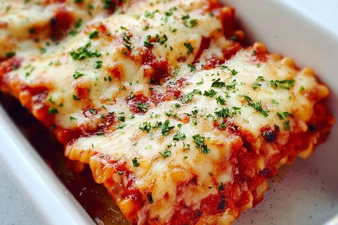 Cheesy Lasagna Rolls