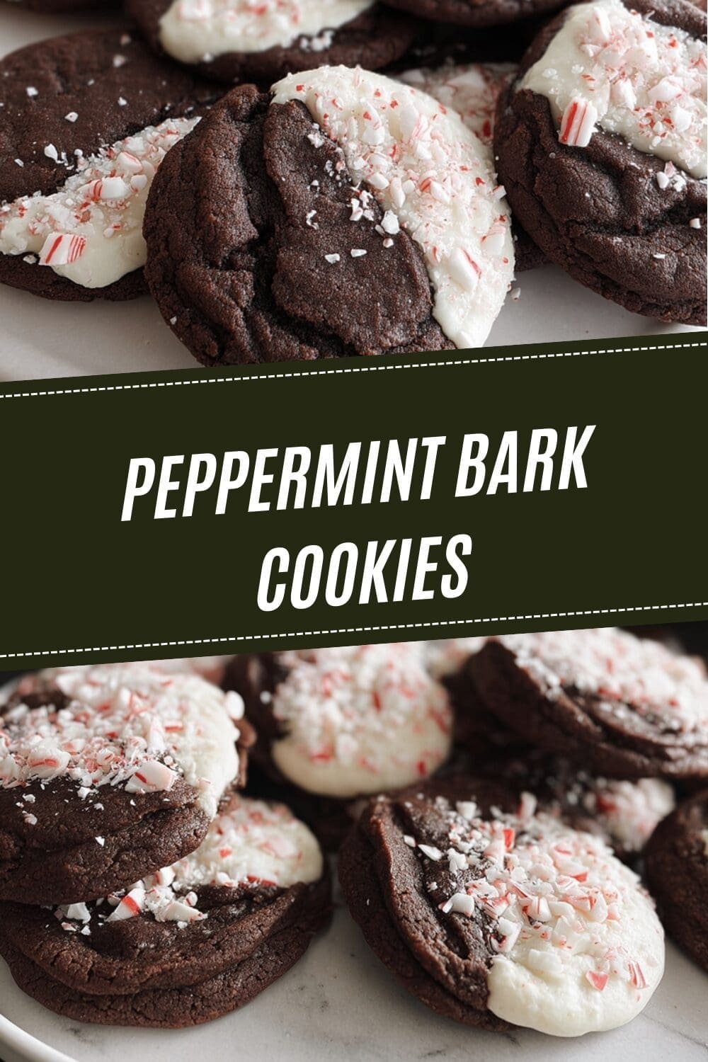 Peppermint Bark Cookies
