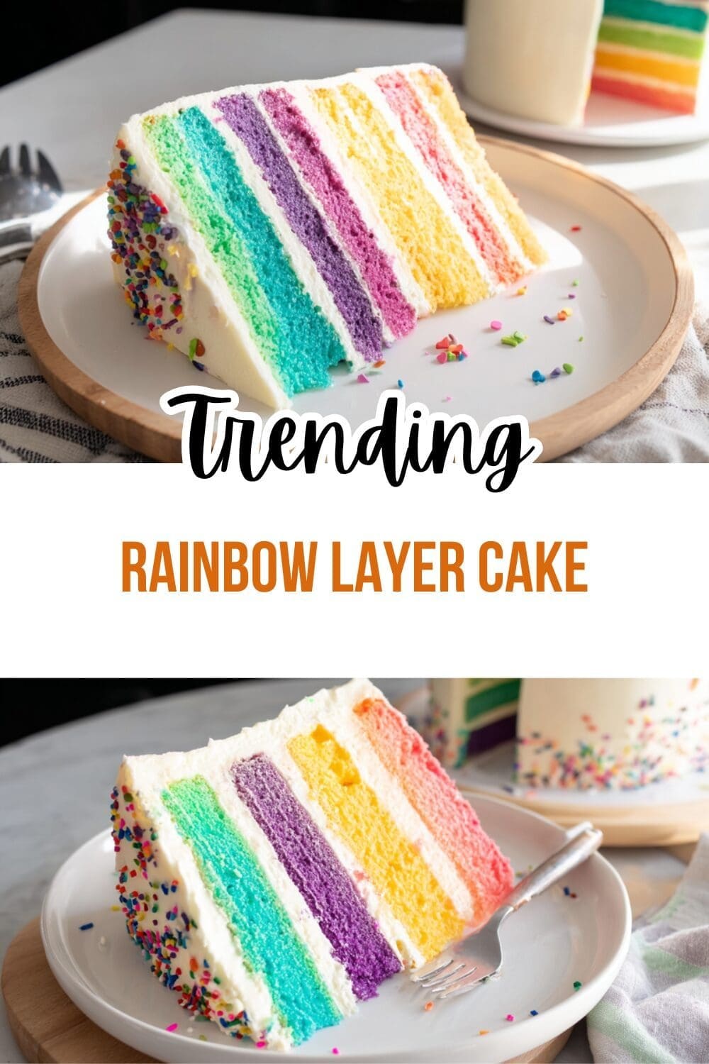 Rainbow Layer Cake