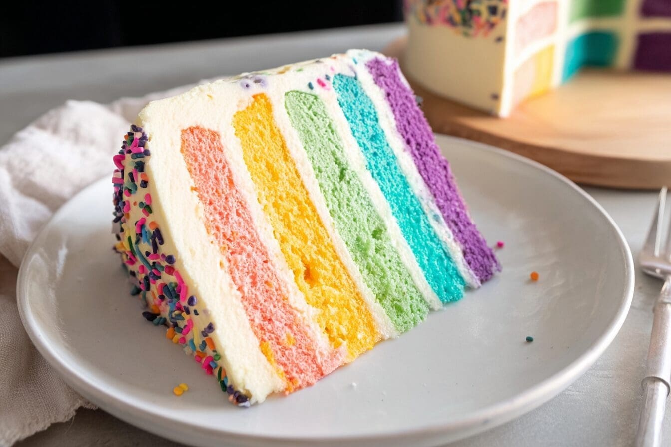 Rainbow Layer Cake