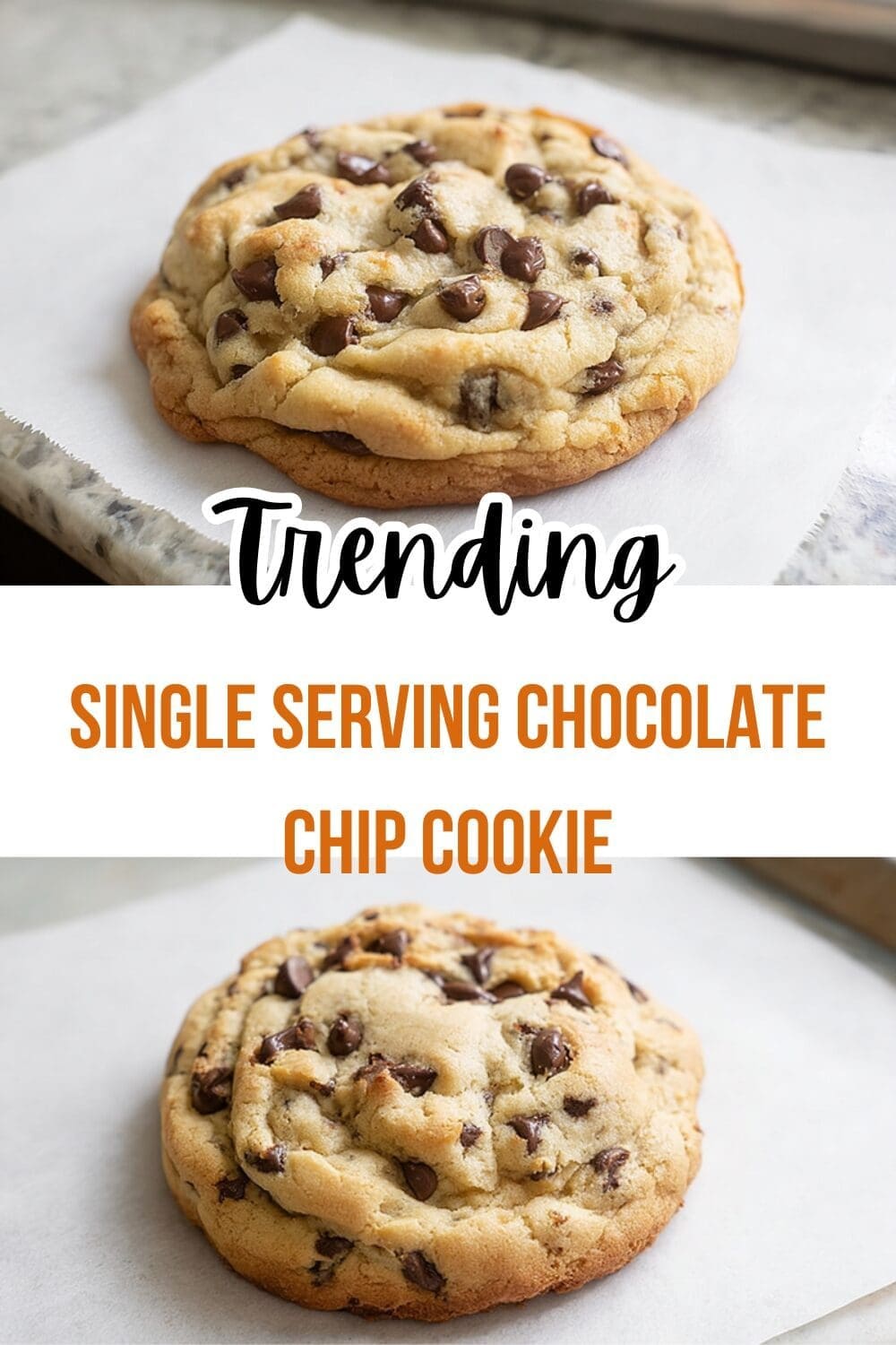 Single Serving Chocolate Chip Cookie