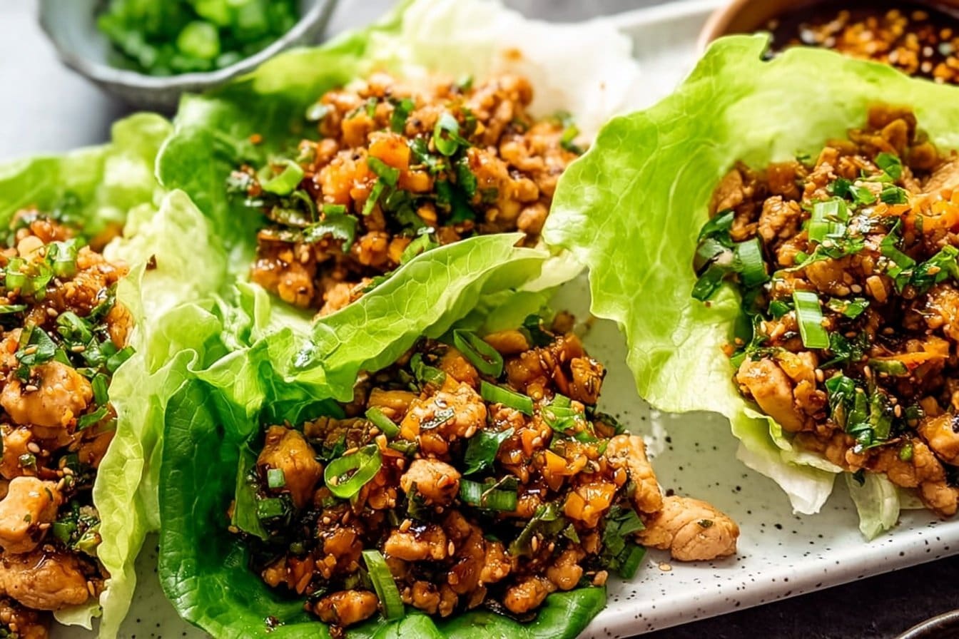 Chicken Lettuce Wraps