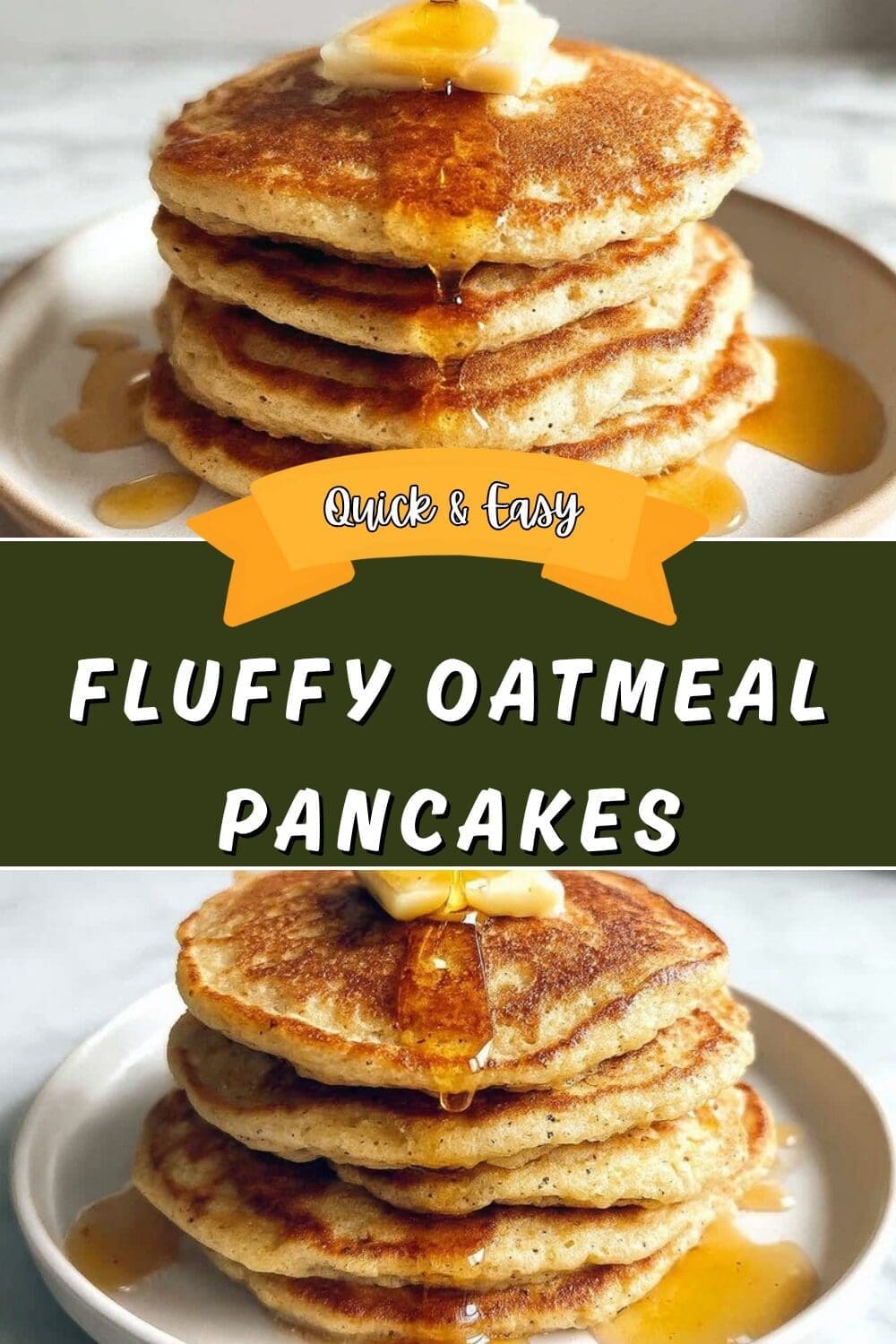 Fluffy Oatmeal Pancakes