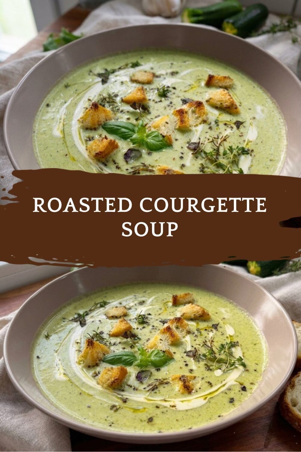 Roasted Courgette Soup