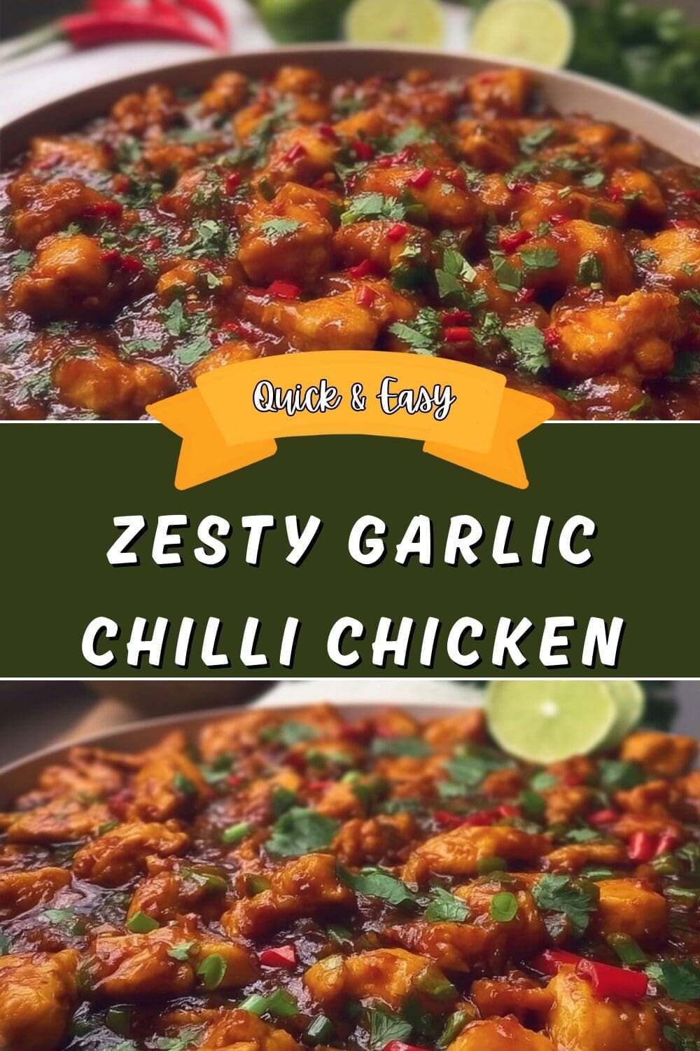 Zesty Garlic Chilli Chicken