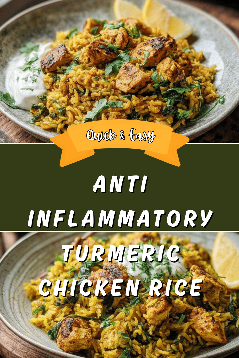 Anti Inflammatory Turmeric Chicken Rice