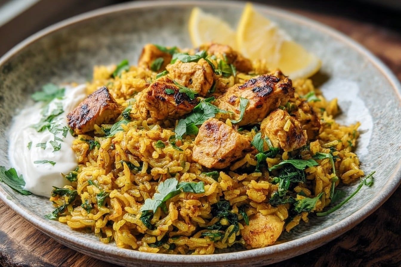 Anti Inflammatory Turmeric Chicken Rice