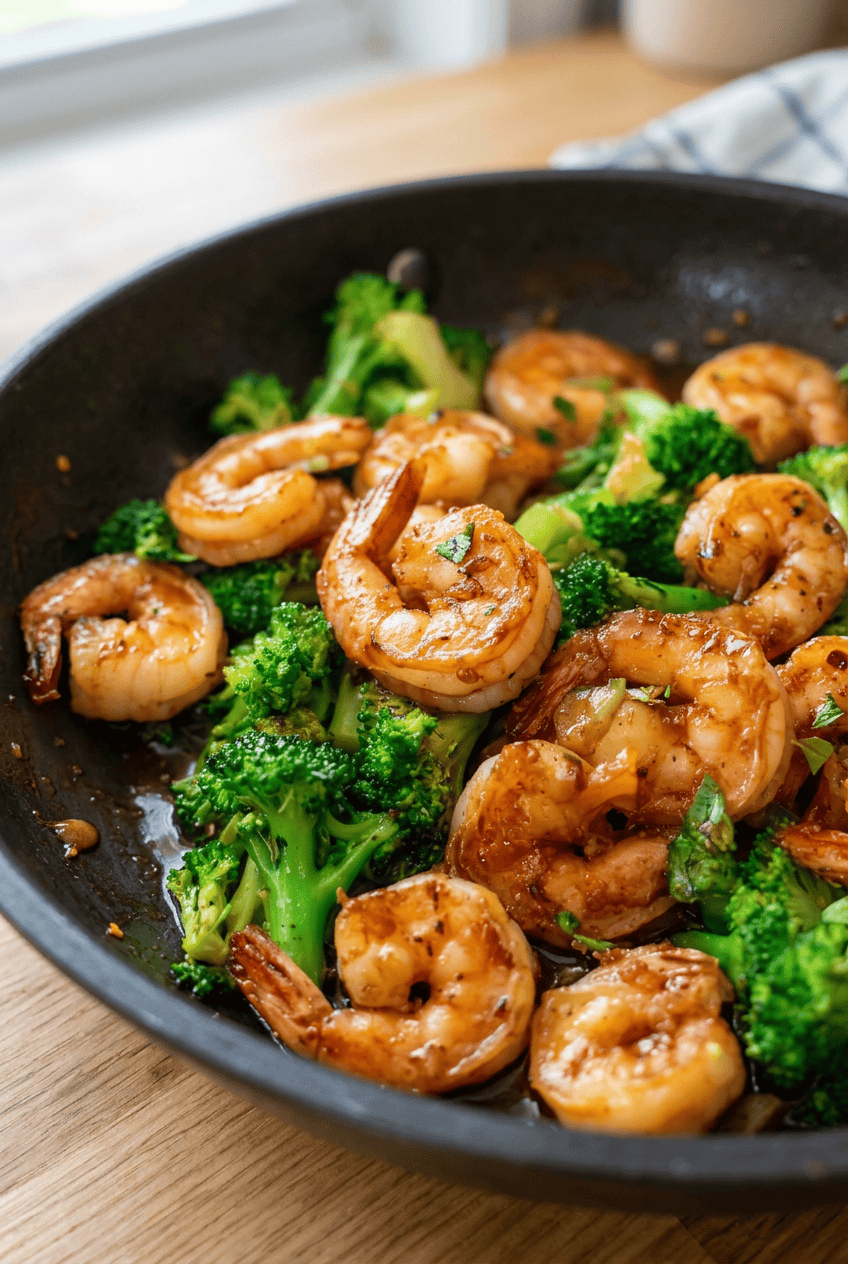 Easy Shrimp And Broccoli