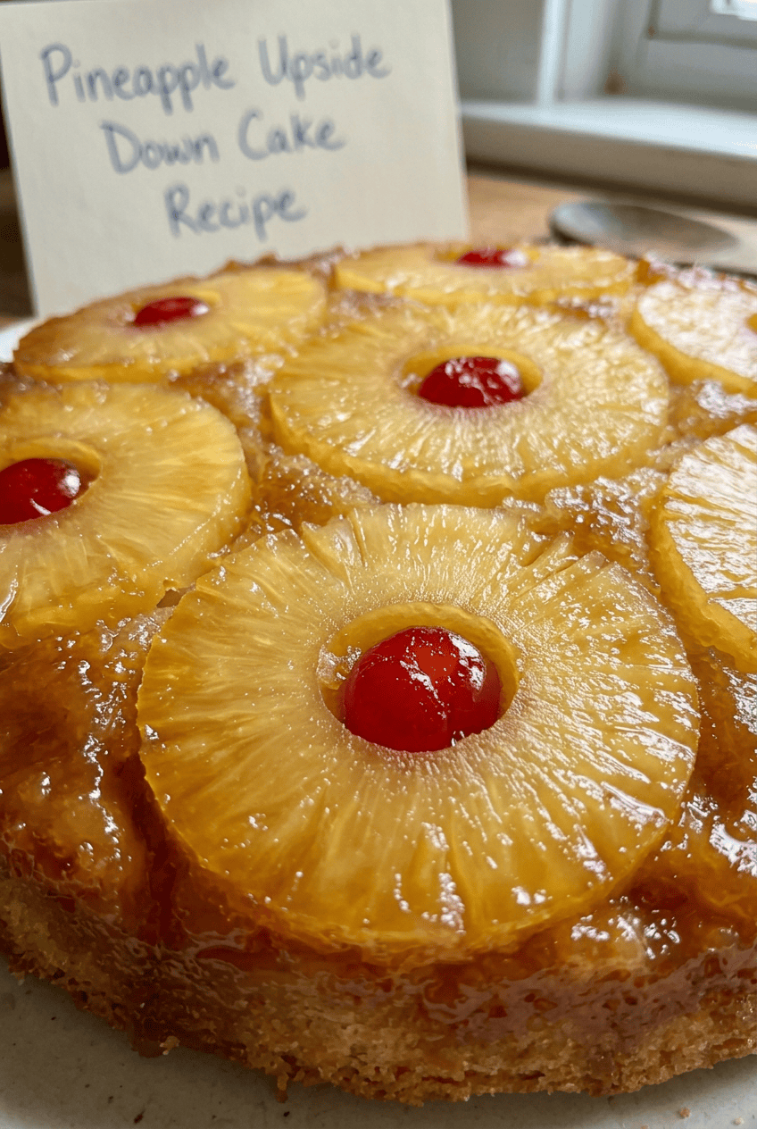 Pineapple Upside Down Cake Recipe