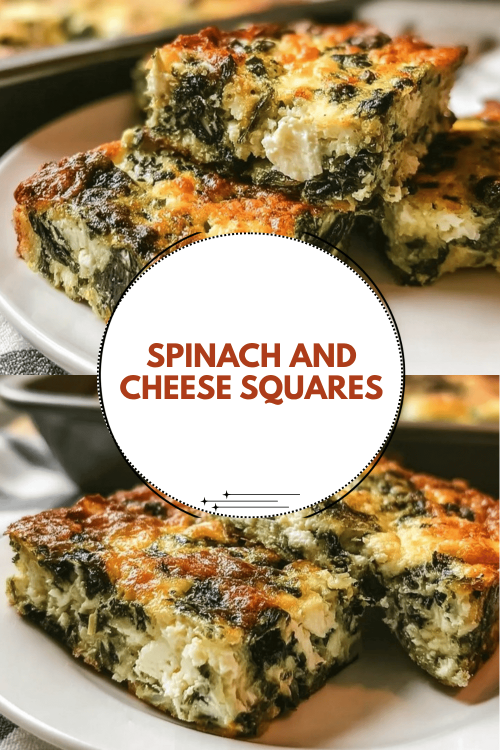 Spinach And Cheese Squares