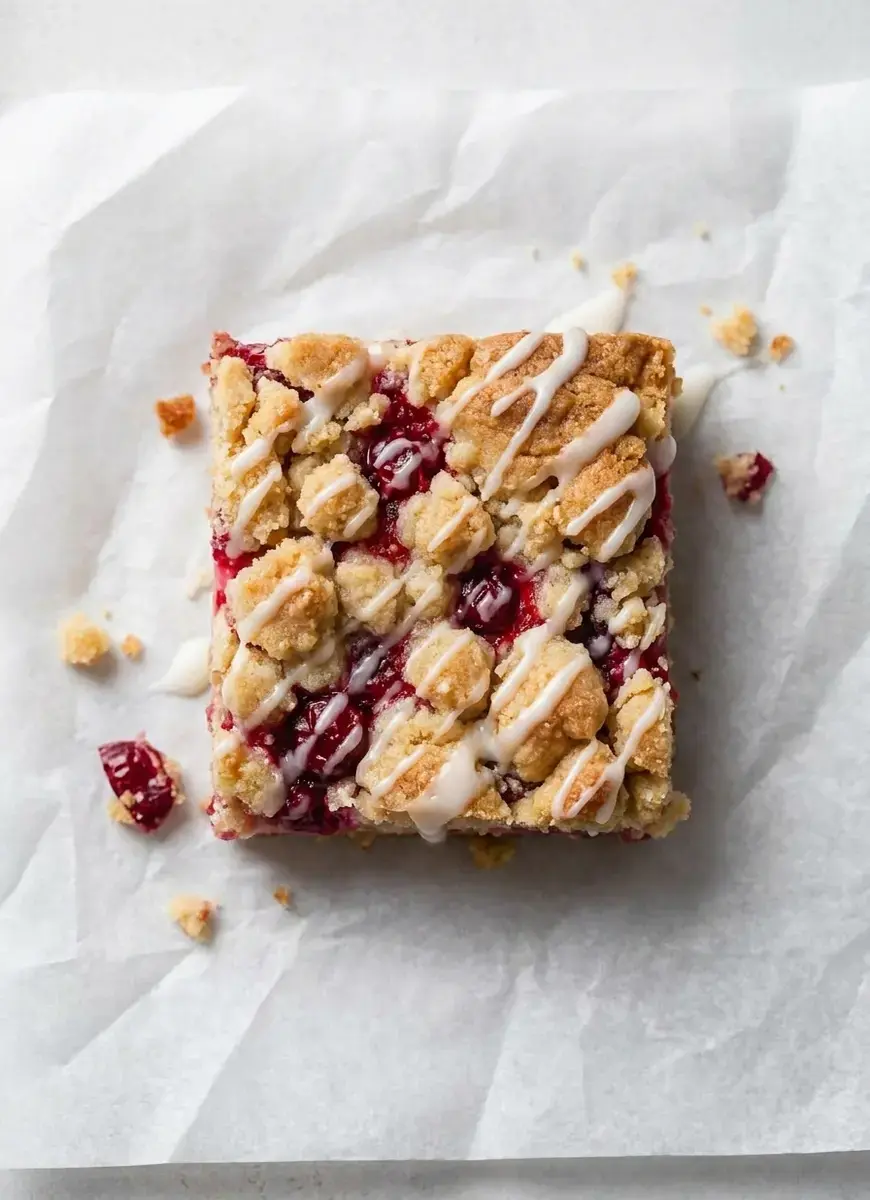 Cranberry Crumble Bars