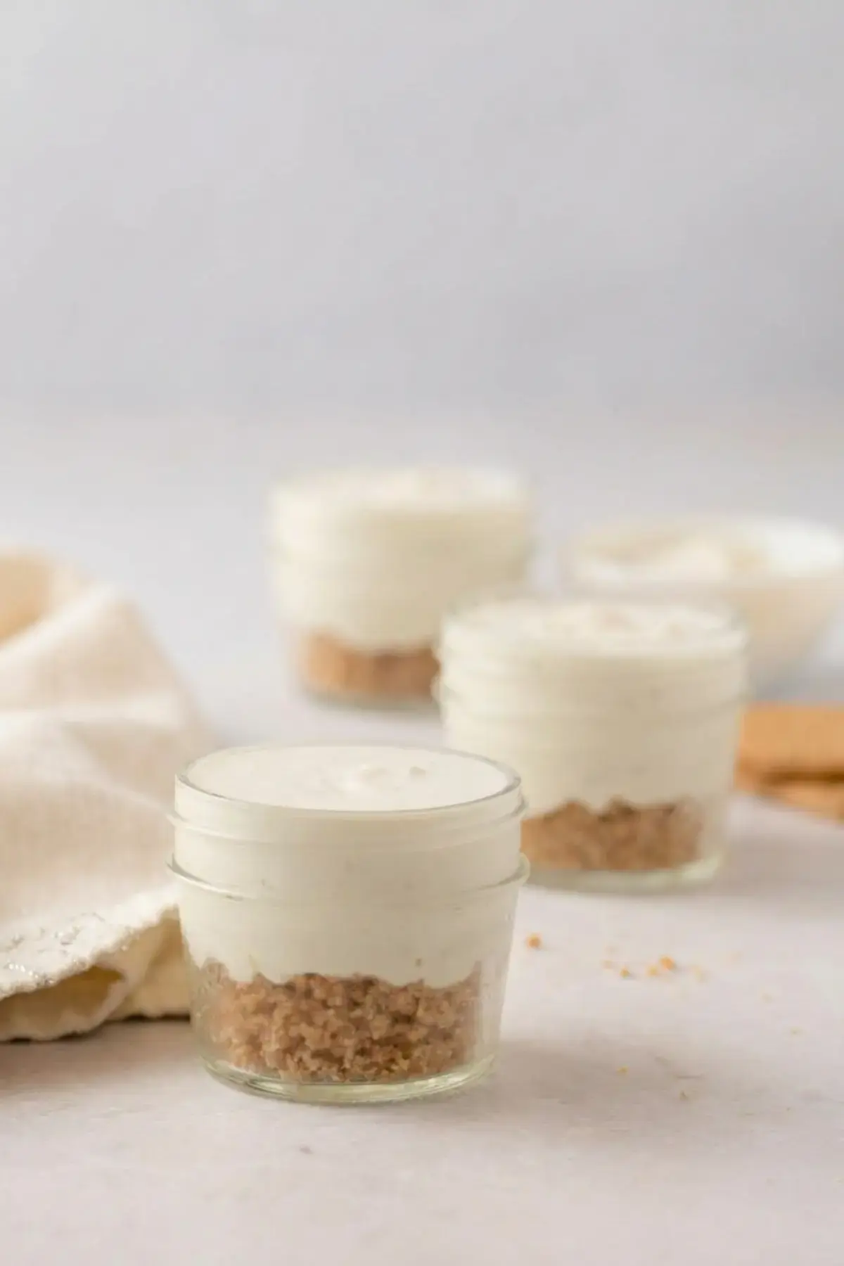 Key Lime Pie Mason Jars, Crust Layer