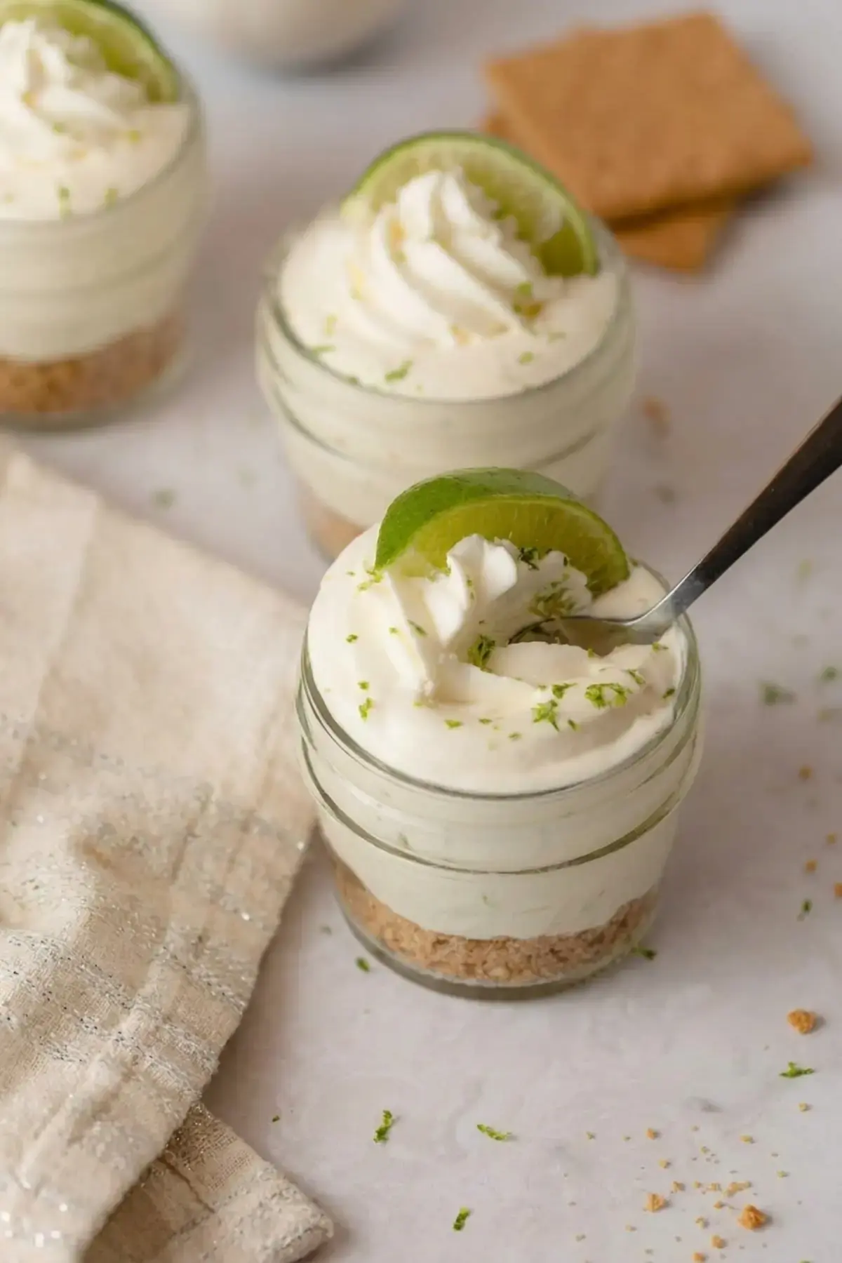 Key Lime Pie Mason Jars, Leftover lime juice