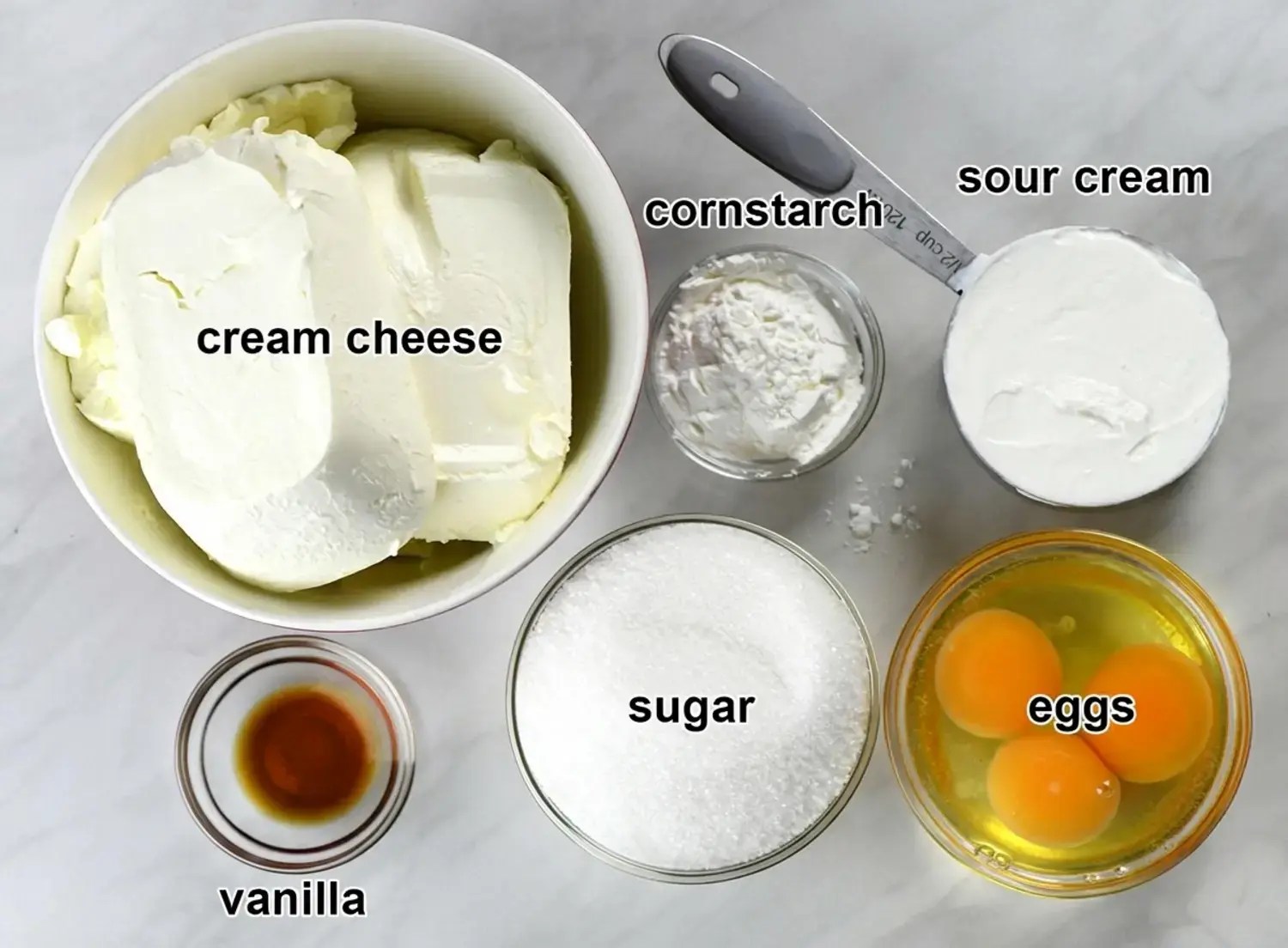Oreo Dream Cheesecake, Ingredients