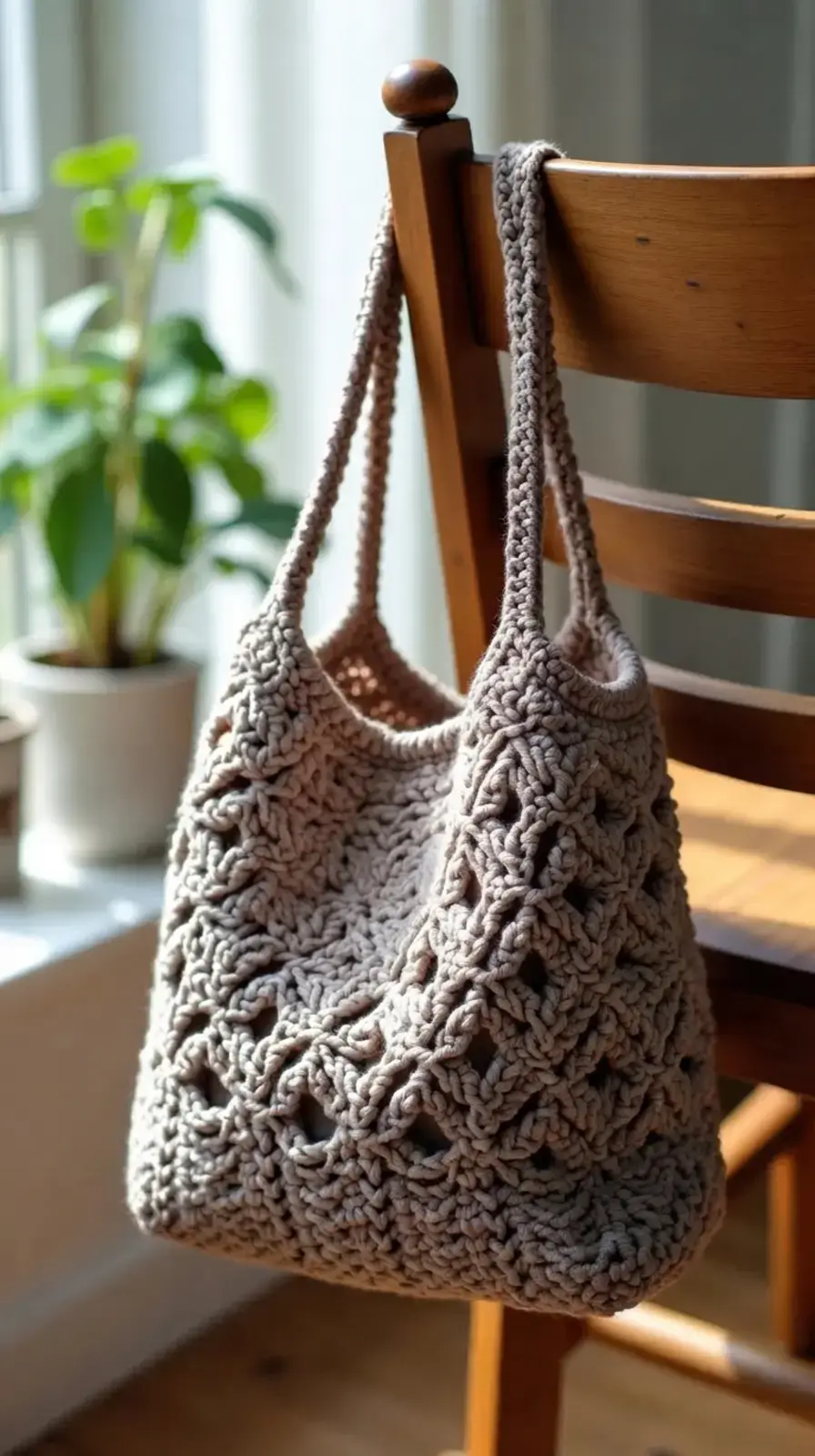 17 Free Crochet Bag Patterns, Dont Mesh With Me Bag