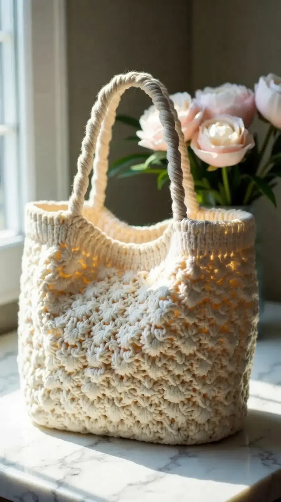 17 Free Crochet Bag Patterns, Elegant Tote Bag