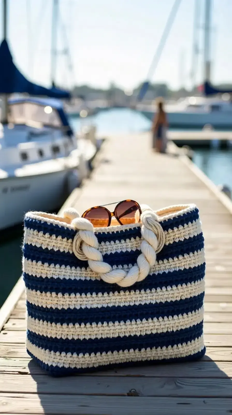 17 Free Crochet Bag Patterns, Harbor Tote Bag