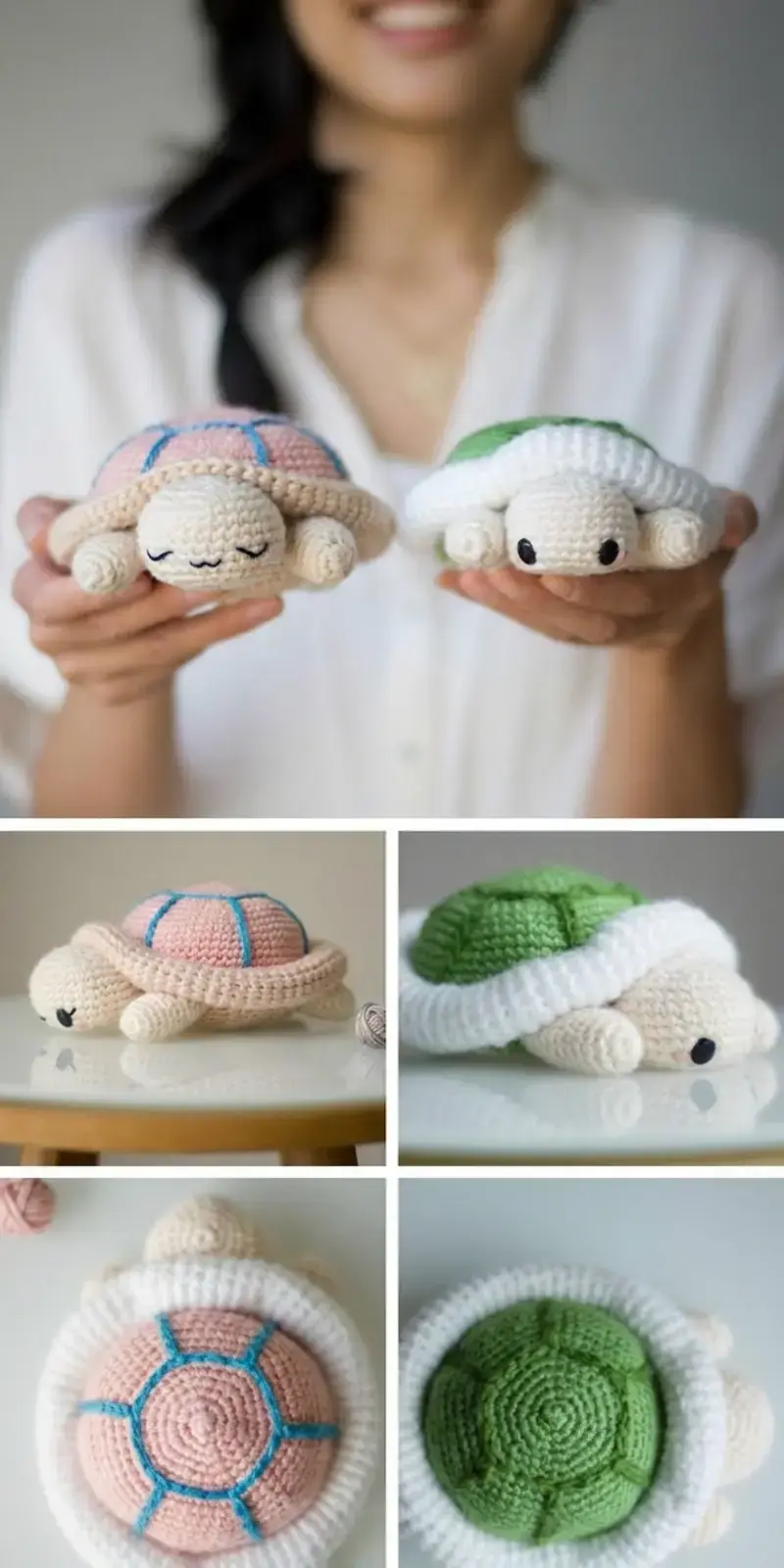 26 Crocheted Turtle Free Pattern, 3. Amigurumi Turtle Pattern
