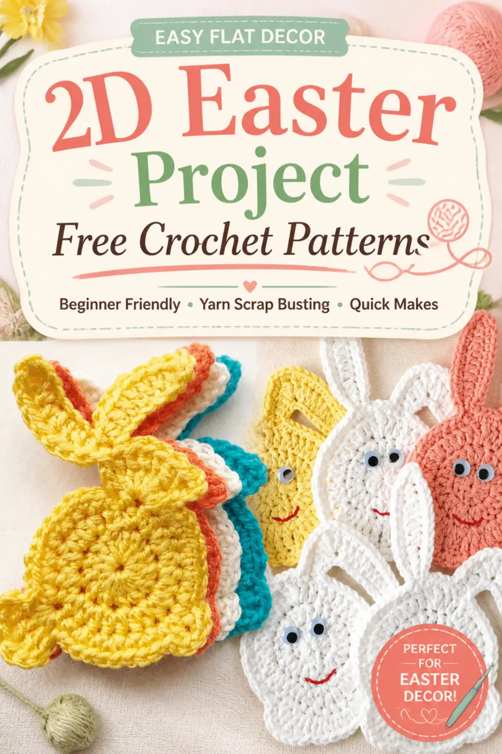 2D Easter Project Free Crochet Patterns