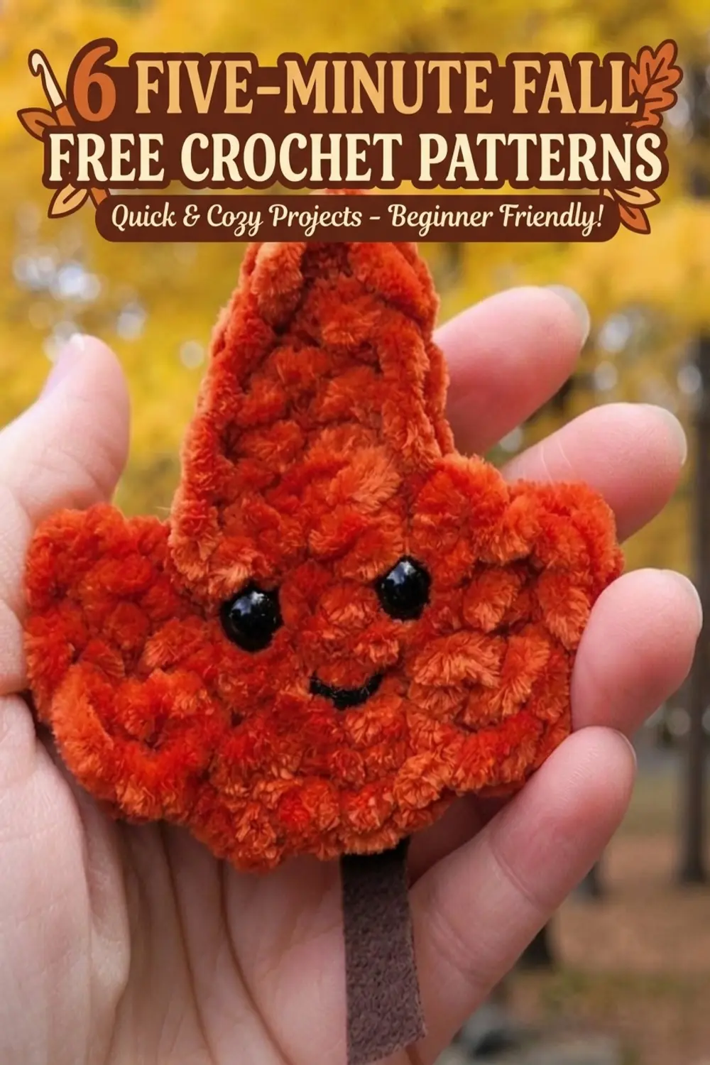 6 Five-Minute Fall Free Crochet Patterns