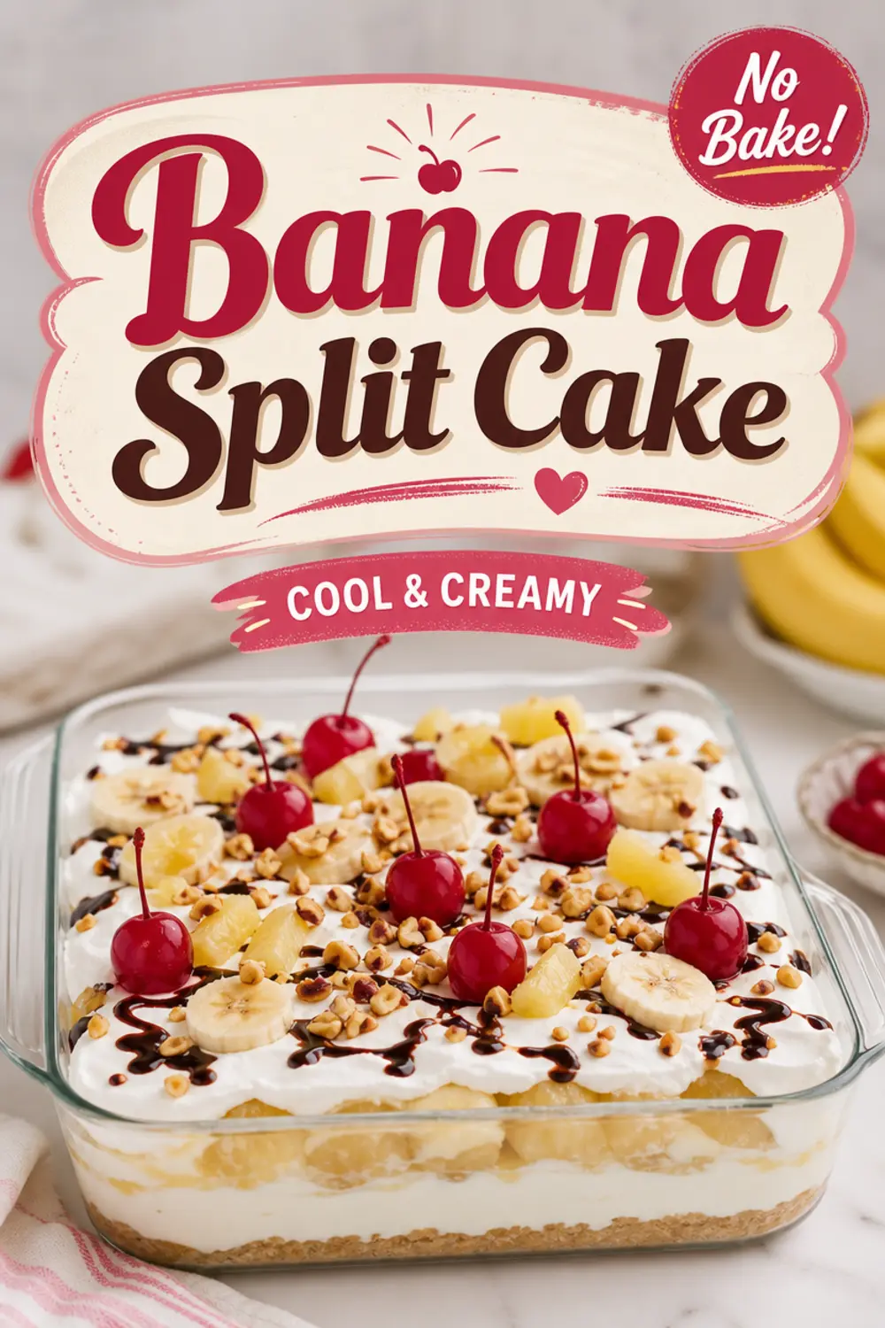 Banana Split Cake