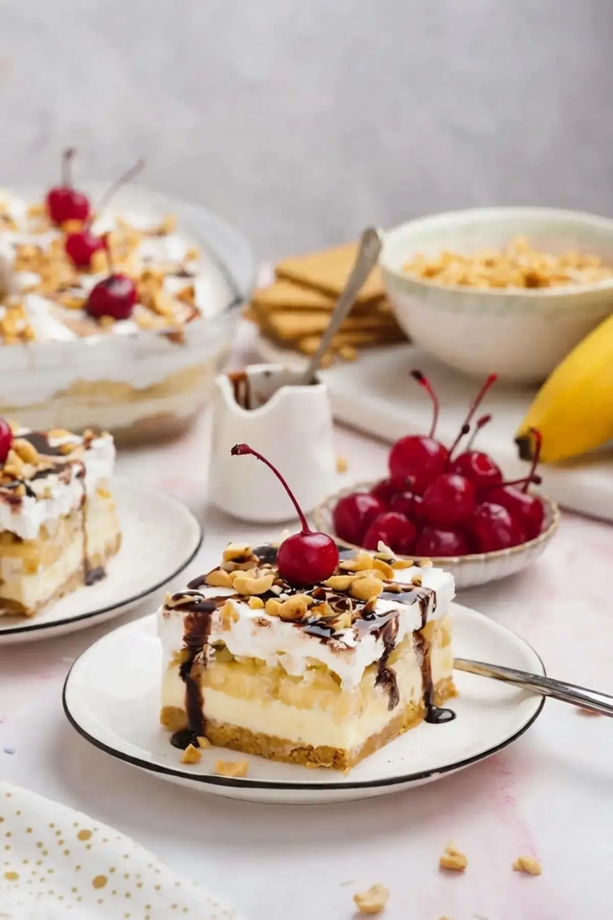 Banana Split Cake, Variations