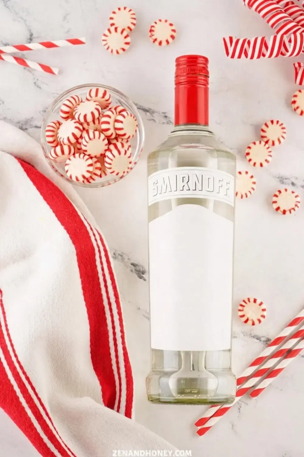 Candy Cane Shots, Ingredients notes for candy cane shots