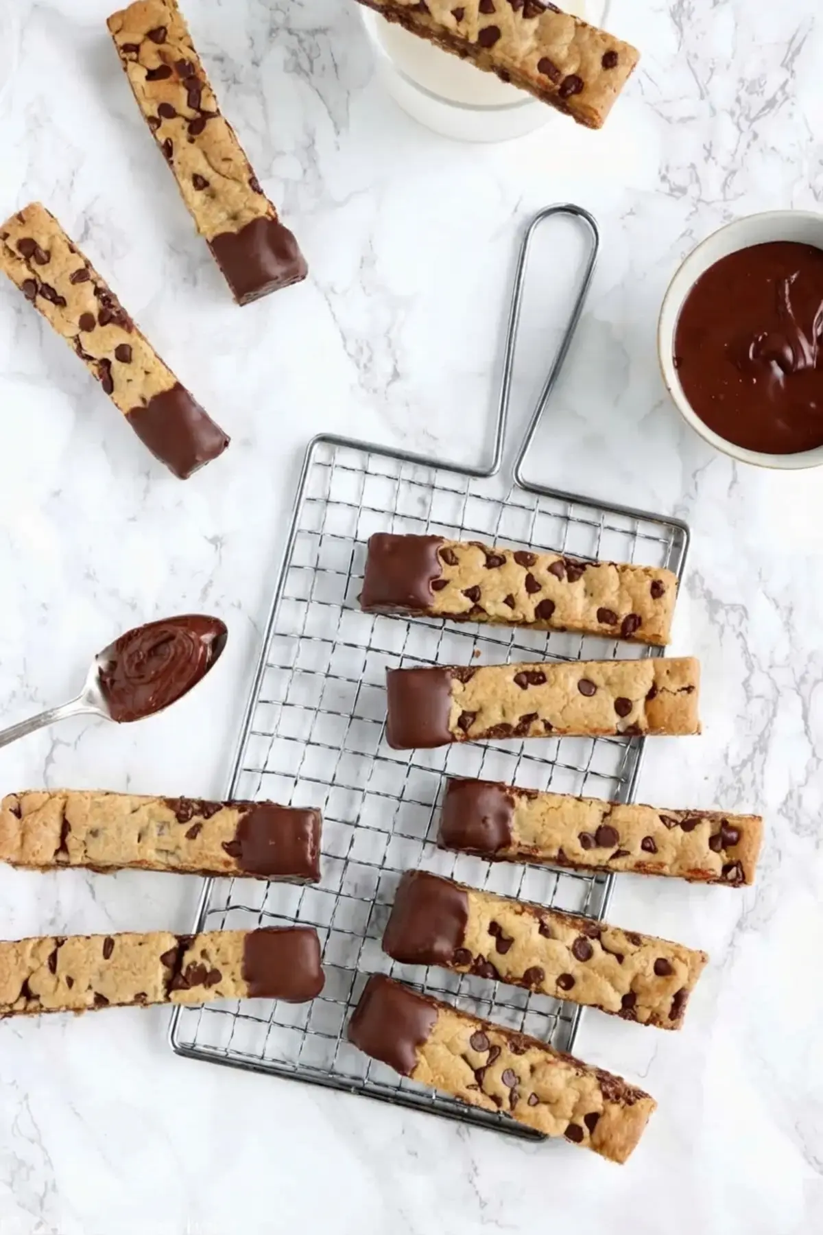 Chocolate-Dipped Cookie Sticks, Chocolate Dipped Cookie Sticks