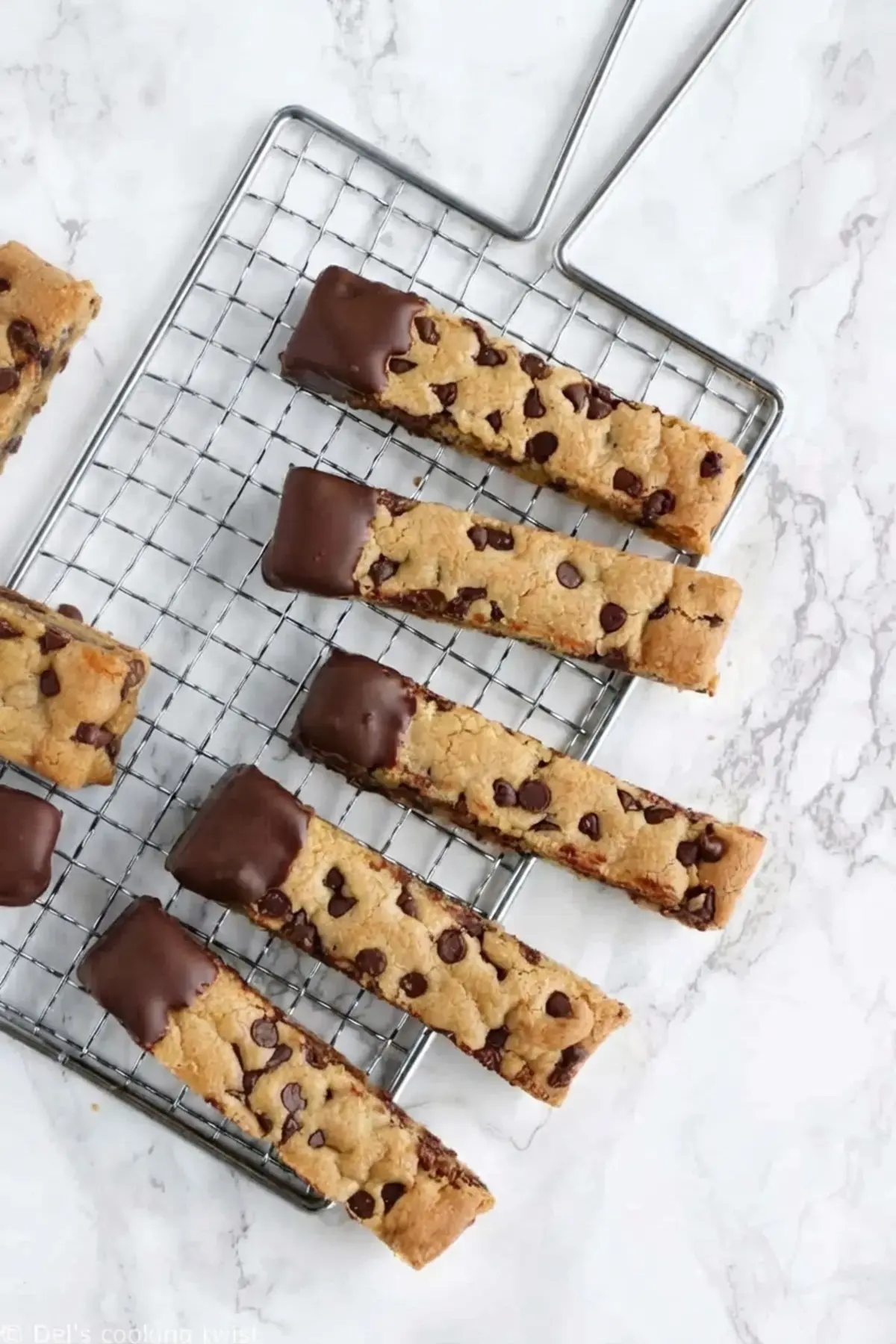 Chocolate-Dipped Cookie Sticks, How to make cookie sticks